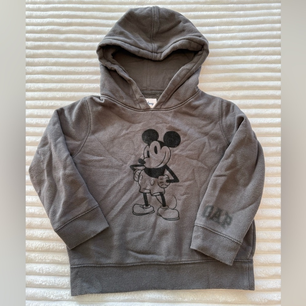 GAP Kids Charcoal Mickey Mouse Hoodie